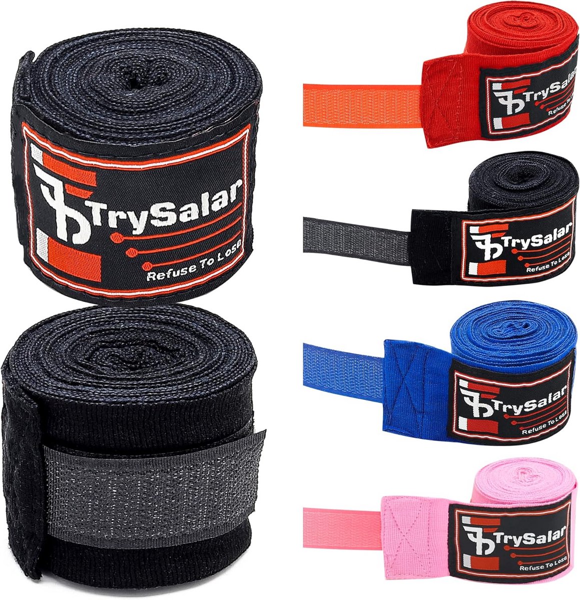 Professionele Bokshandschoen Bandages - 4.5m & 2.5m Elastisch Voor MMA, Kickboksen & Fitness