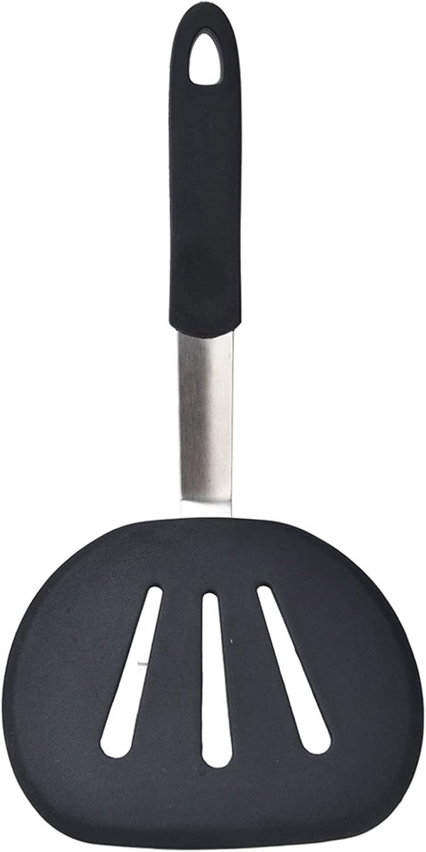 Brede Ronde Siliconen Spatel voor Pannenkoeken en Non-Stick Kookgerei