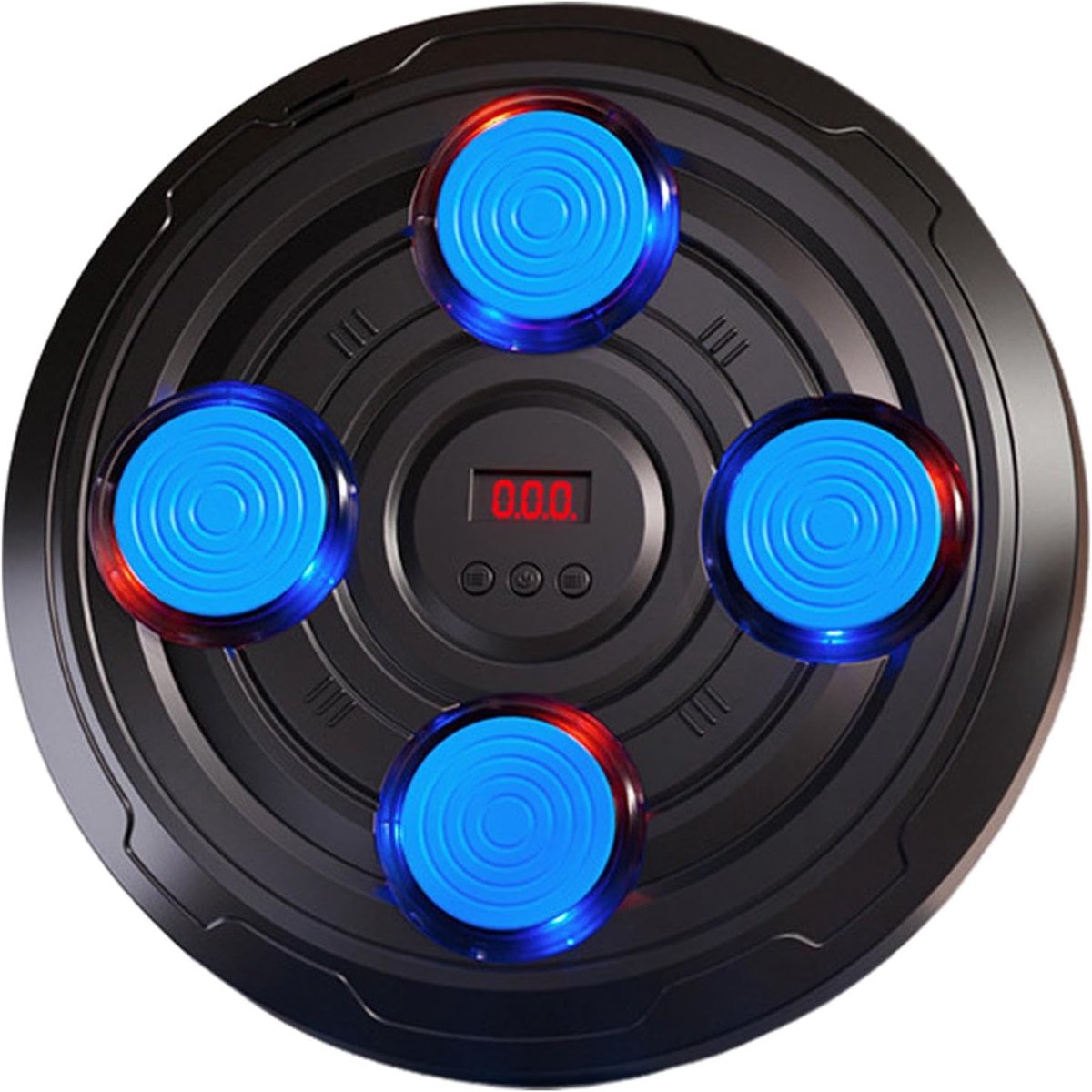 Muziek Boksmachine - Intelligente Trainer - Thuis Fitness - Muziek Integratie - 28x28x5 cm - Blauw