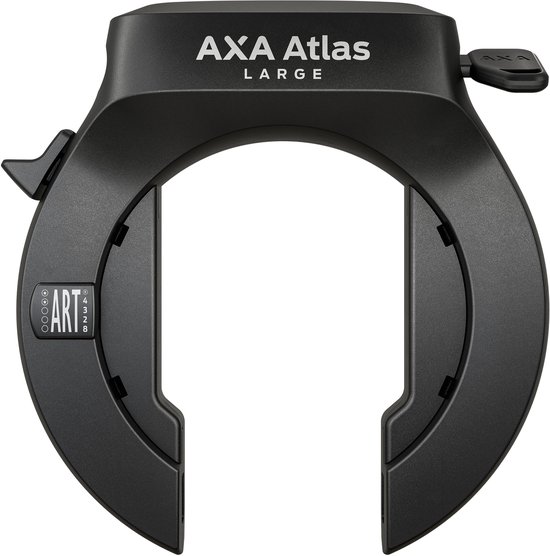 AXA Atlas Large + ULC 130/5,5 Plug‑in Ketting + Tas - Fietsslot Bundel - ART 2 Frameslot - 130 cm Insteekketting - Zwart van AXA — afbeelding 4