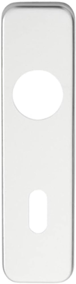 Deurklink Vergrendeling Plaat - Hendel Achterplaat - Veiligheid Deuren - Satijn Aluminium - 154 x 40mm - Satijn Geanodiseerd