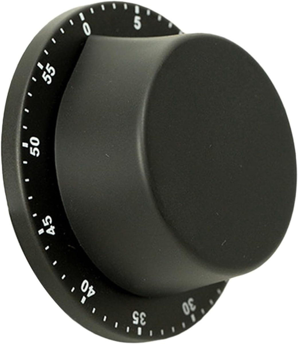 Keuken Timer - Mechanische Timer - Koken Bakken - Luid Alarm 72dB - 9 x 9 x 5 cm