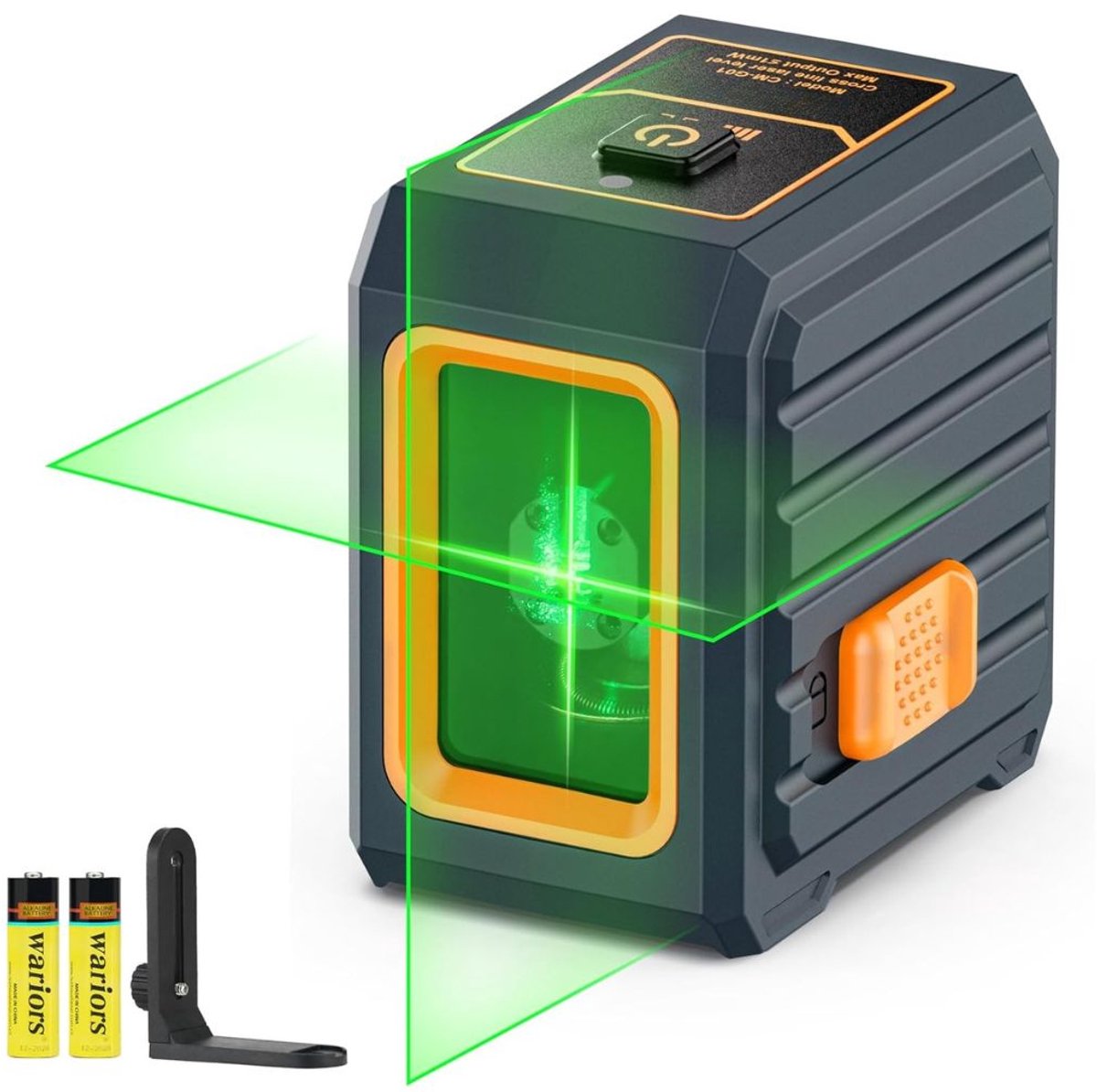 FlexVer® Kruislijnlaser - Cross Line - Bouw - 30 Meter Bereik - Zwart
