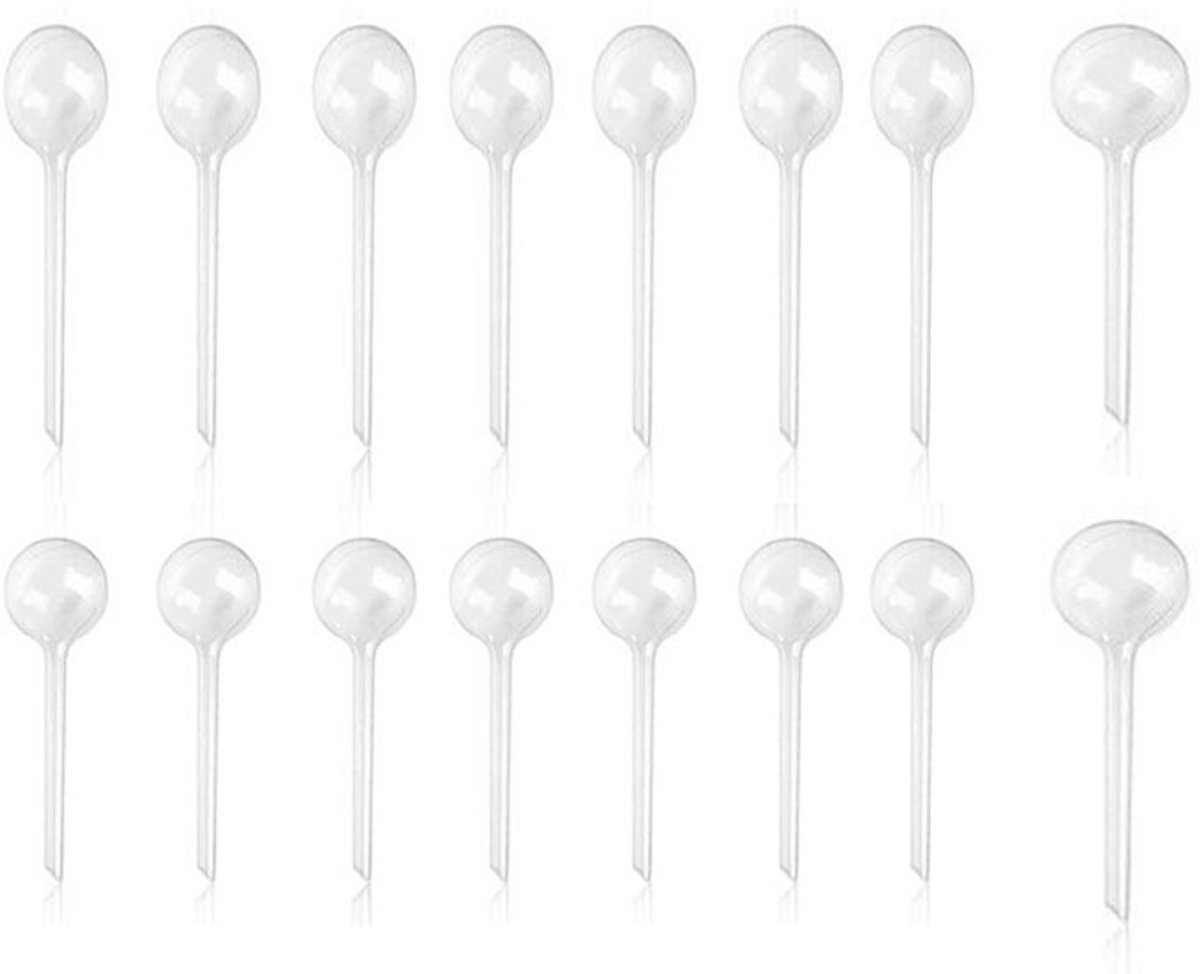 16 stuks -planten bewatering-planten bewatering buiten - planten druppelaar - bewateringsballen-bewateringsbollen - irrigatiesysteem - automatische bewateringsapparaten voor bloemen - waterballen - tuinsproeiers - voor binnen- en-transparant