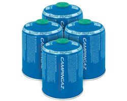 Campingaz CV470 Plus cartridge - 4 stuks - kliksysteem - 450 gram butaan / propaan - gas