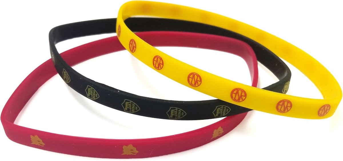 Siliconen Armbanden Set - Sport Accessoires - Voetbal Fan - Officieel Team Product - 19cm Lengte