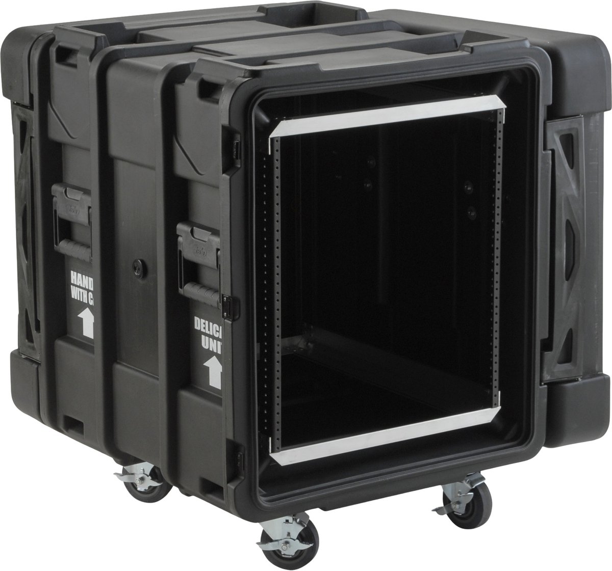 SKB - rSeries - 12U Shock Rack - Zwart - 24-inch diep - met Wielen