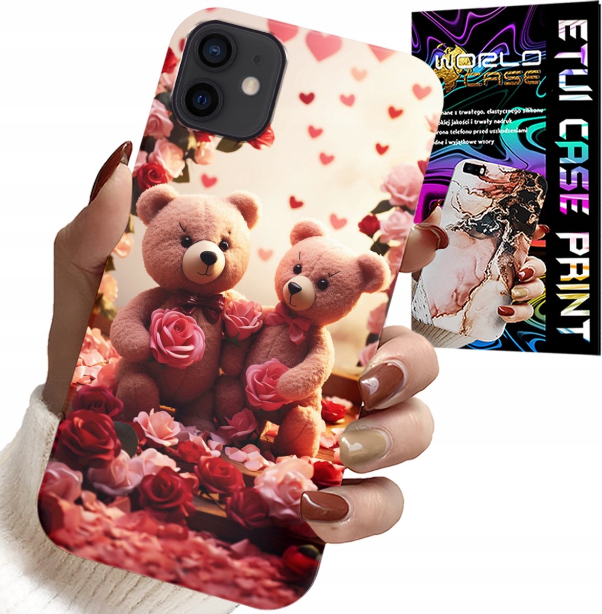 HOESJE VOOR IPHONE 13 MINI - TEDDYBEREN, LOVE YOU, HARTJES, VEEL VERSCHILLENDE ONTWERPEN