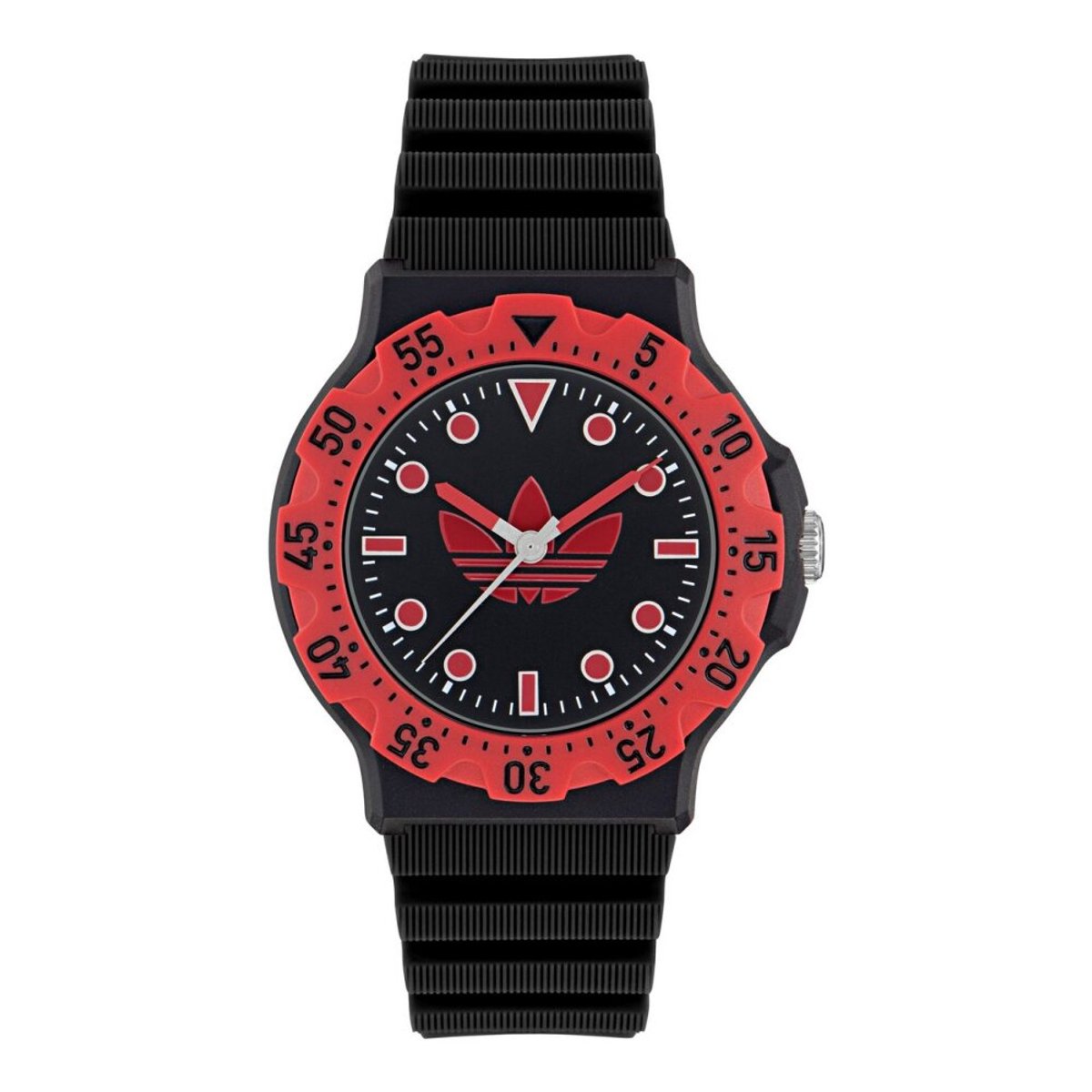 Adidas Originals Discoverer Two AOSY25514 Horloge - Siliconen - Zwart - Ø 40 mm