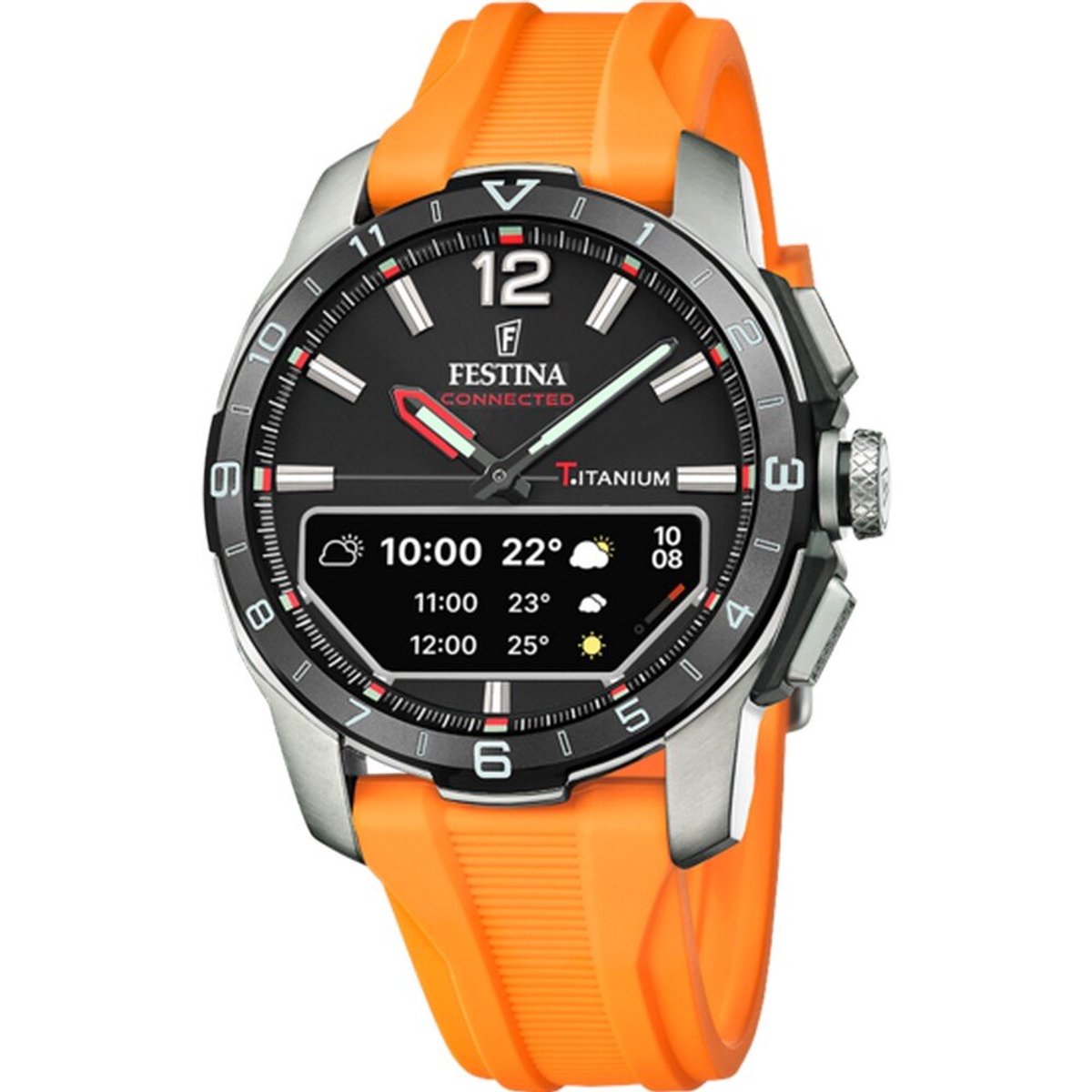 Festina - F23000-D - Polshorloge - Hybride - Heren - Connected