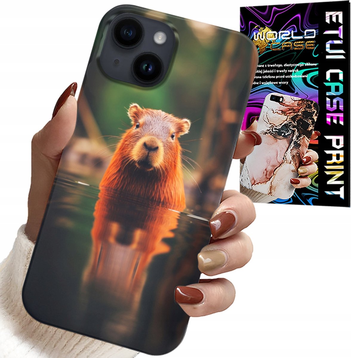 IPHONE 13 HOESJE - LEUKE CAPIBARA, CAPIBARA, VEEL ONTWERPEN