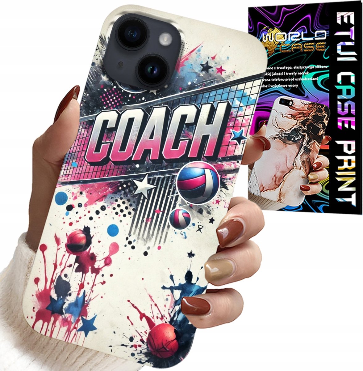 iPhone 13 hoesje - Retina Coach mesh hoesje, achterkant