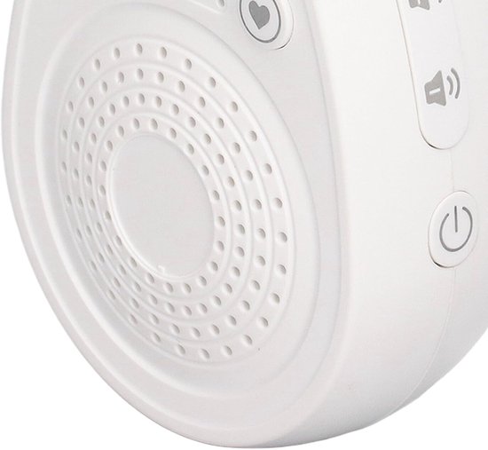 Geluidsmachine - Witte Ruis - Ontspannen Slapen - 20 Geluidsbronnen - 1000 Mah Batterij - Wit — afbeelding 4