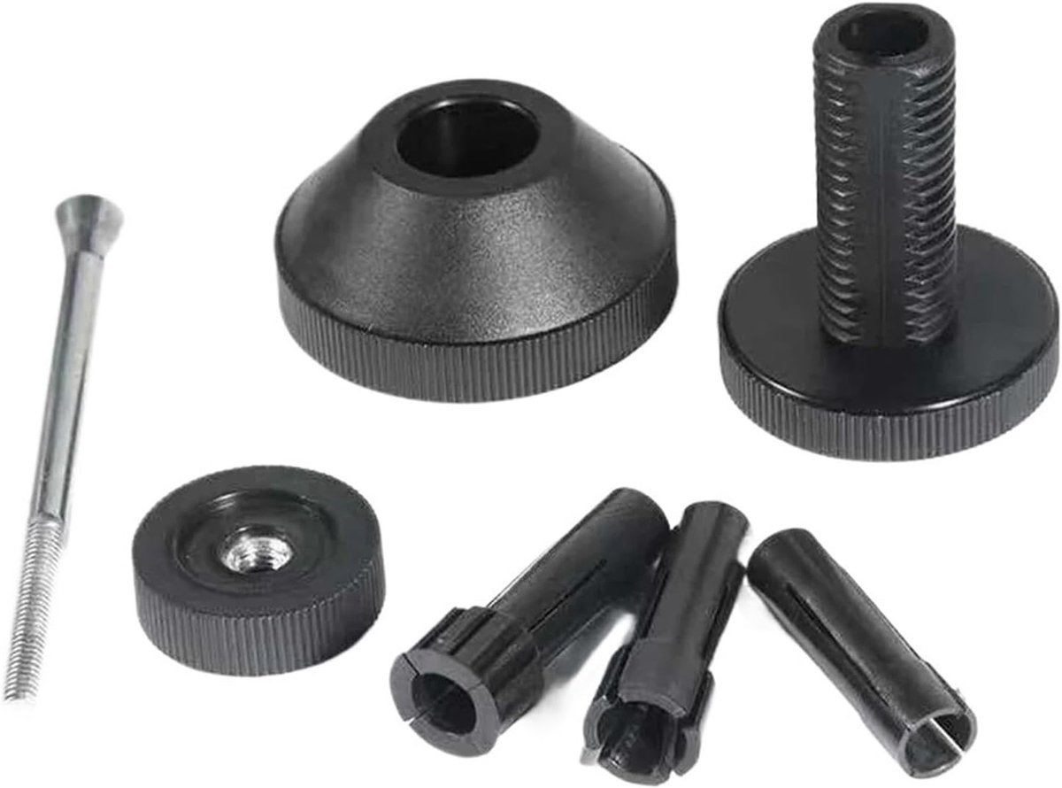 Koppeling Uitlijner - Centraal Gereedschap - Koppeling Reparatie - Nylon Materiaal Zonder Krassen - 8x4x1.4 cm - Zwart