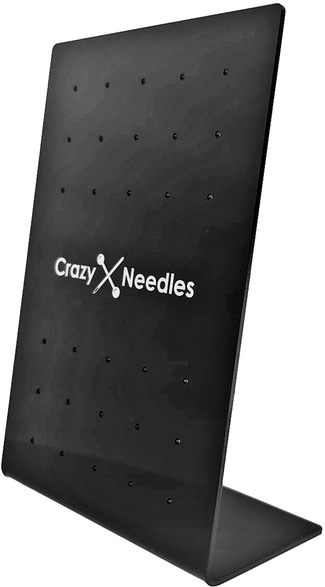 Crazy Needles - Make-up organizer - 30 Gaten - Acryl - Zwart