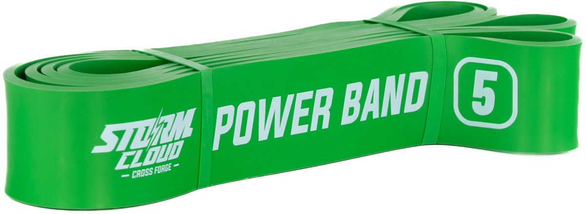 StormCloud - Lange Power Band - Weerstandsband - Niveau 5 - Groen