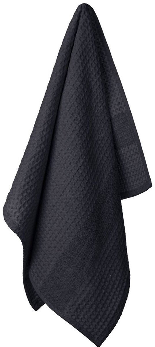 Spod Igły i Nitki - Keukenhanddoek - 50x70 cm - Gecroisilleerde Katoen - Zwart