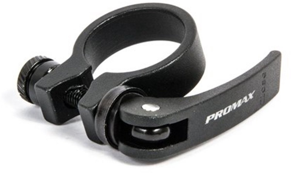 Promax - Zadelpenklem - 31,8 mm - QR - Zwart