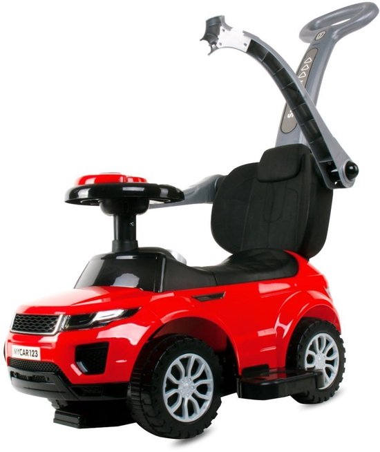 Loopauto vanaf 1 jaar, kinderauto en duwauto met claxon
