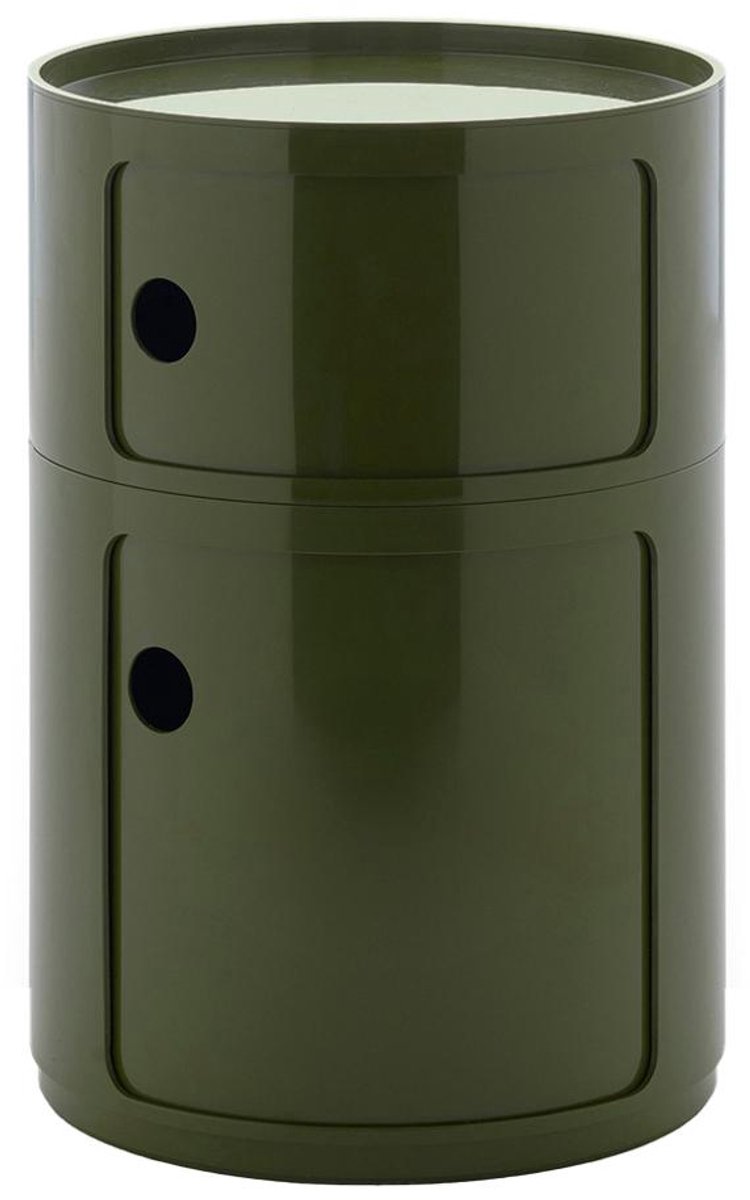 Componibili New Big Kast Nachtkastje Ø42 (2 Comp.) Donkergroen