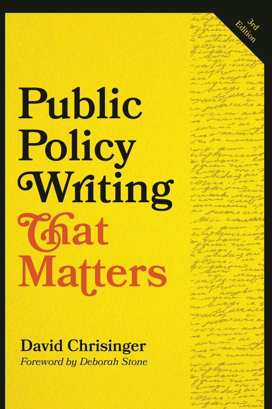 Public Policy Writing That Matters - cover
