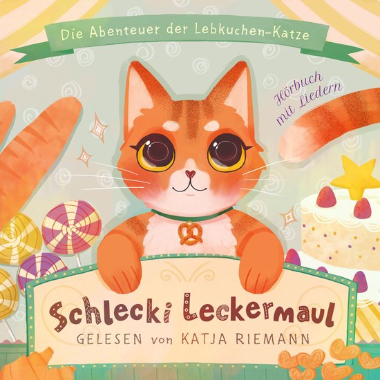 Schlecki Leckermaul, die Abenteuer der Lebkuchen-Katze - cover
