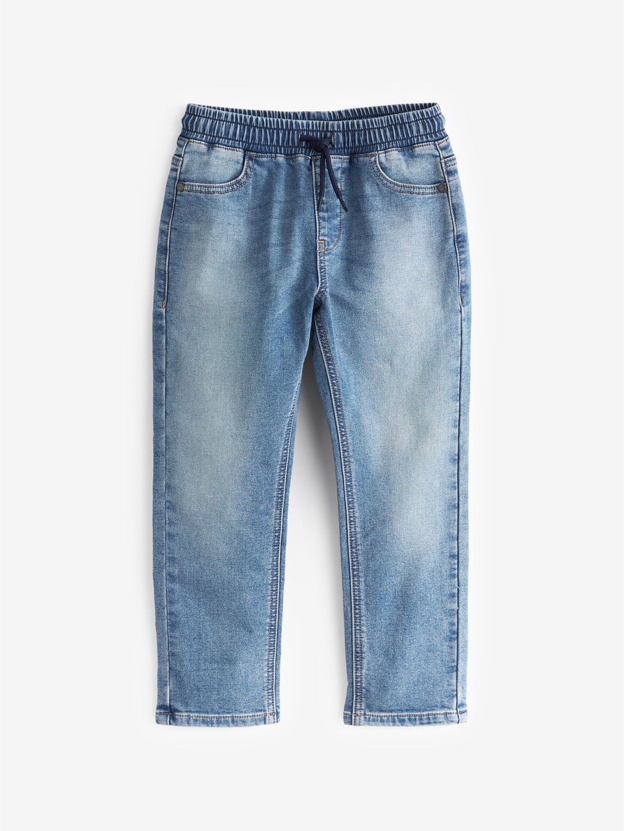 Next - Jongens - Jeans met stretch en elastische taille - Blauw