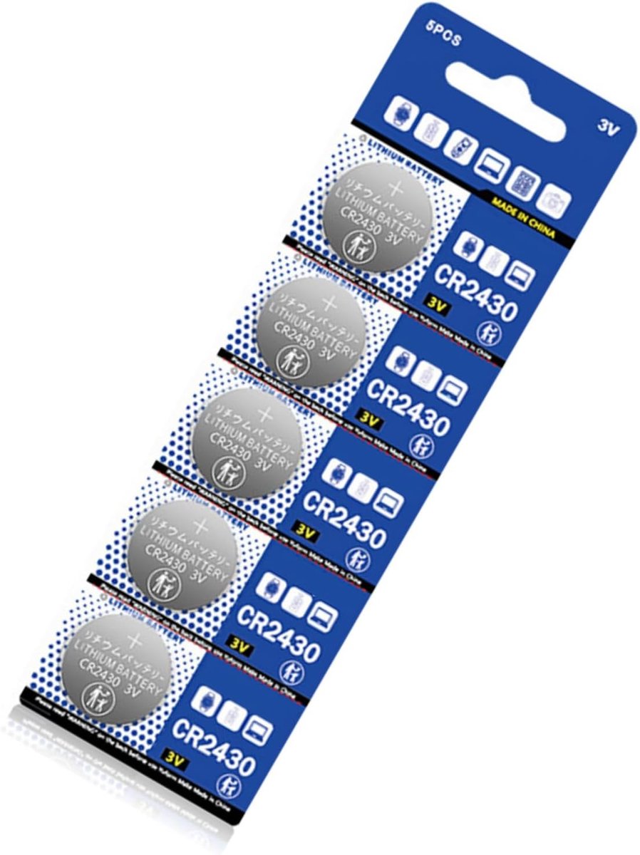 Lithium Knoopcel Batterijen - Platte Batterijen - Elektronica Voeden - 5 Stuks Set - 3V 270mAh