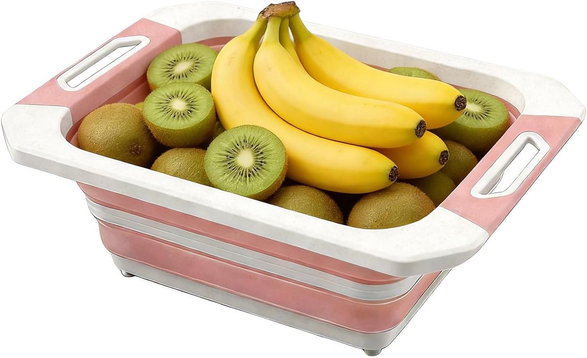 Snijplank met Bak - Opvouwbare snijplank - Buiten koken - Geïntegreerd afvalbakje - 40x29 cm