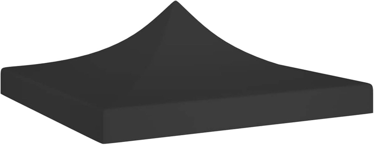 Tentdak Vervanging - Gazebo Dekzeil - Buiten Bescherming - UV Waterbestendig - 2x2 Meter - Zwart