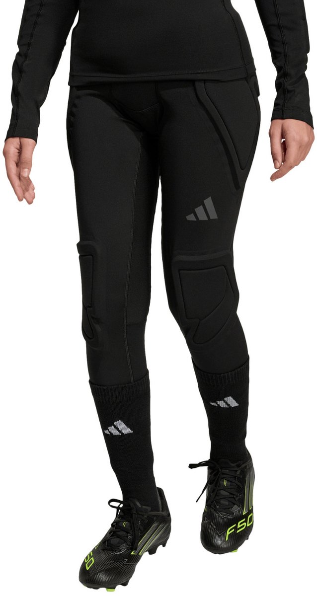 Adidas Padded Goalkeeper Baselayer Leggings 9-10 Years Kinderen Zwart