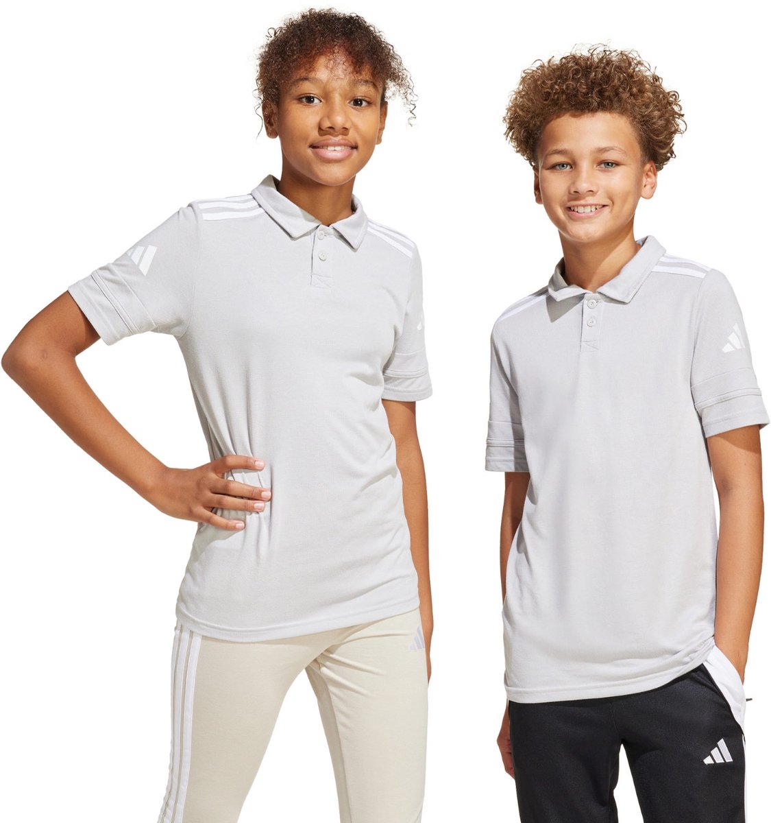 adidas T-shirt Kinderen Squadra 25 Poloshirt 140cm Grijs
