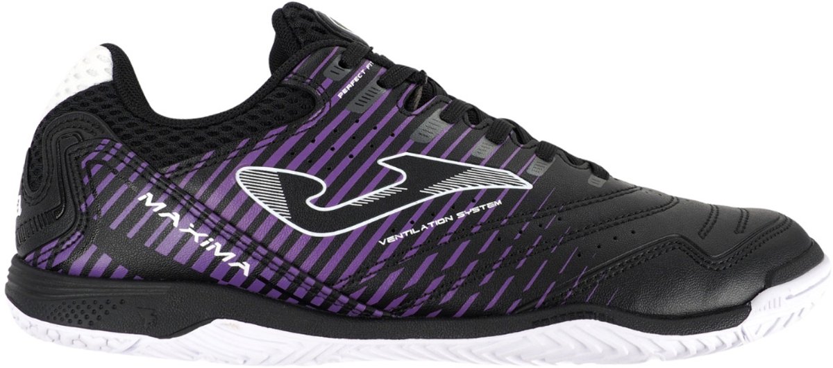 Joma Schoenen Voetbal Maxima Indoor Zwart-Fuchsia