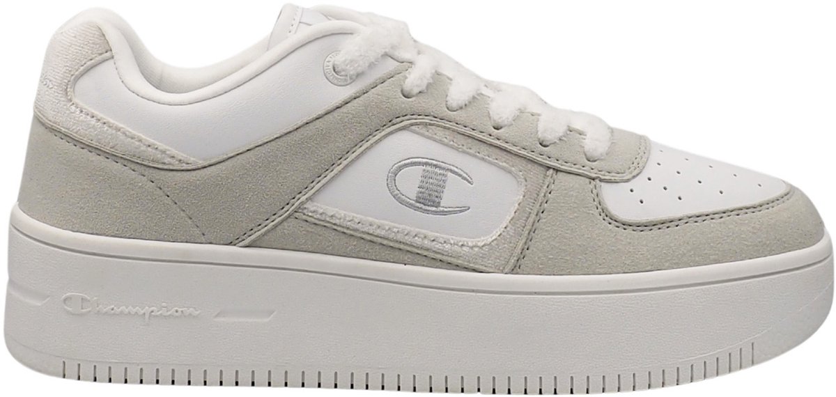 Champion Schoenen Dames Foul Play PLat Velour Low Cut S11702 Groen