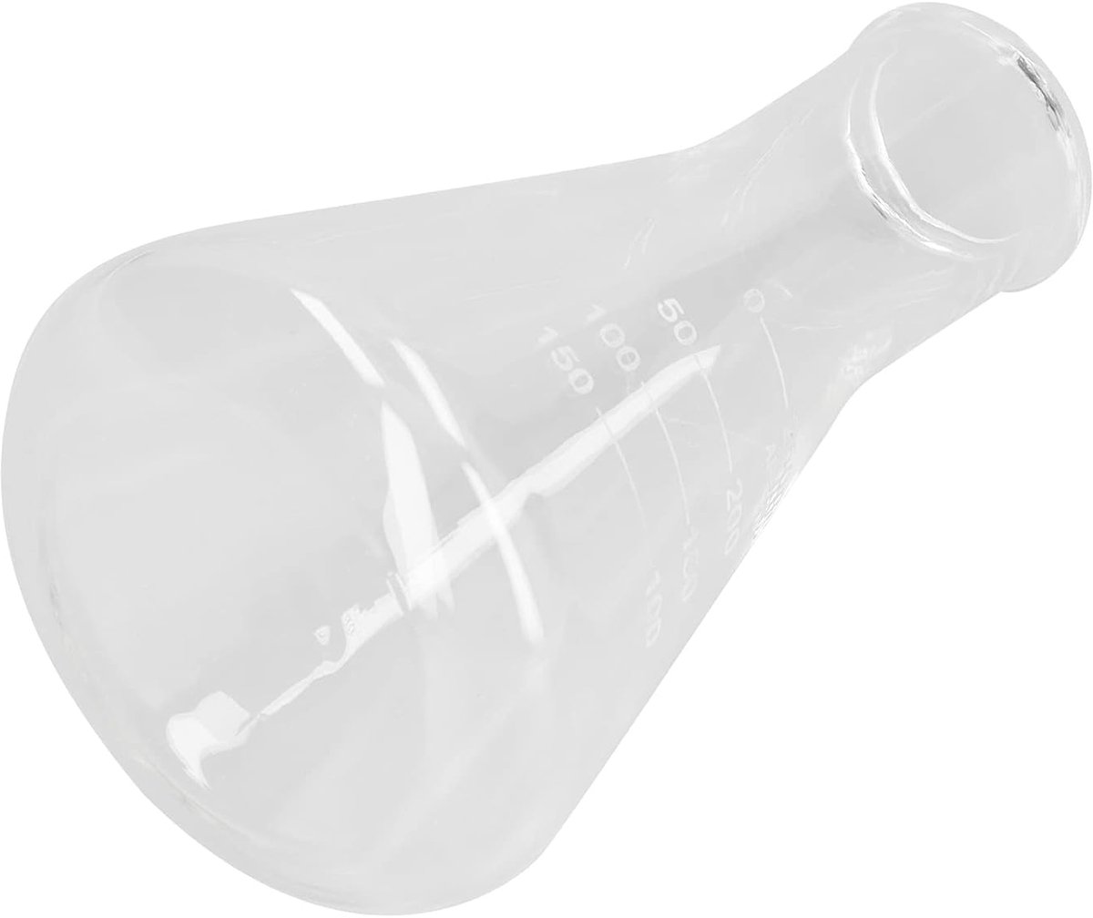 Erlenmeyer Kolf - Laboratorium Fles - Precisie Werk - Verdikte Stabiele Basis - 250 Ml - Helder