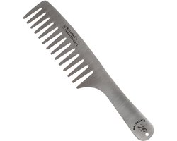 Nalussa's Kam Grof - Grove Kam - Professionele Metalen Haarkam met handvat - Kapperskam - Hoofdkam - Haarkam - Barber Kam - Anti Klit Kam - Haarverzorging - Grote Kam