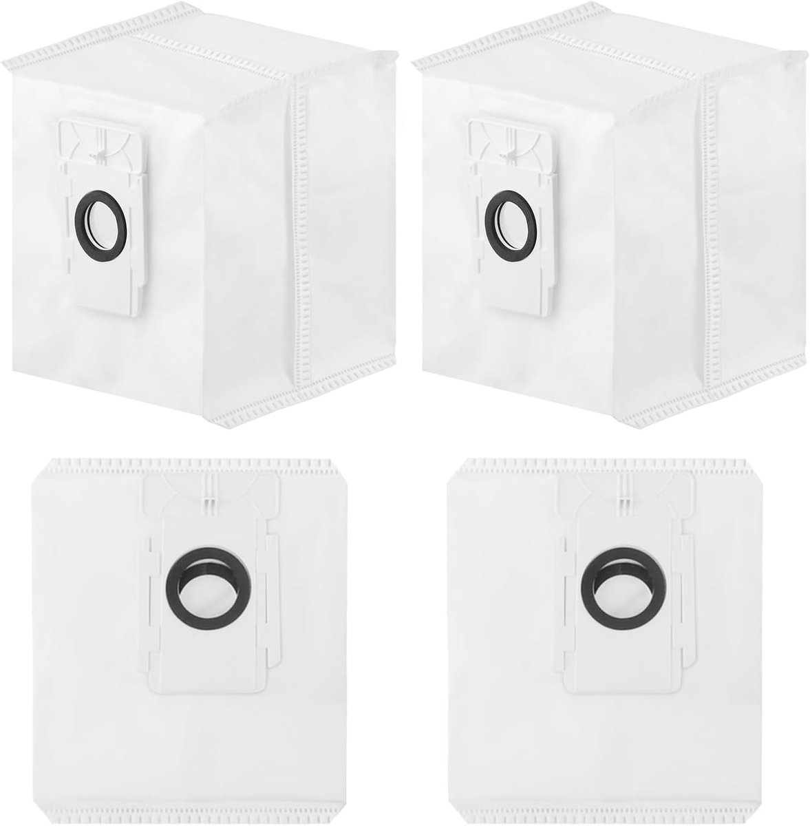 Compatibel met 360 Robot Vacuum S8 & S8 PLUS — Niet-geweven stofzakken / opvangzakken (4-pack) — Wit