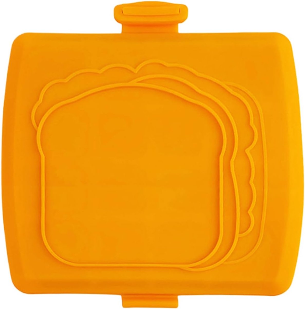 Sandwich Pan - Quesadilla Maker - Snelle Snacks Maken - Geen Stroom Nodig - 16x16x4 cm - Oranje
