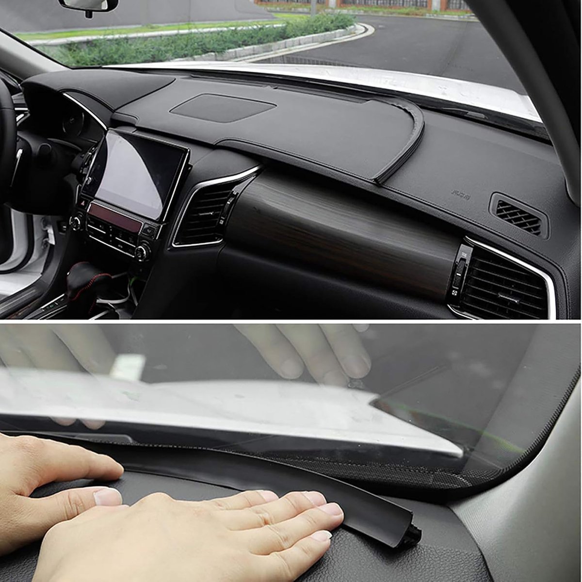 Auto Afdichtstrip - Rubberen Strip - Voorruit Randen - Waterdicht Stofdicht - 16 Meter - Zwart
