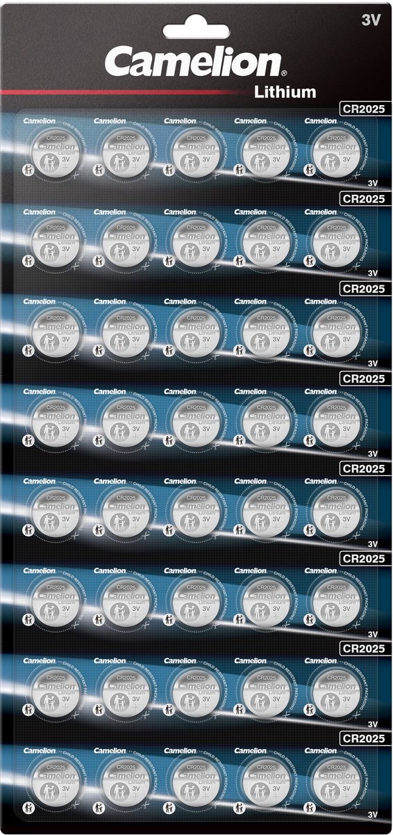 Camelion Lithium CR2025 3V blister 40