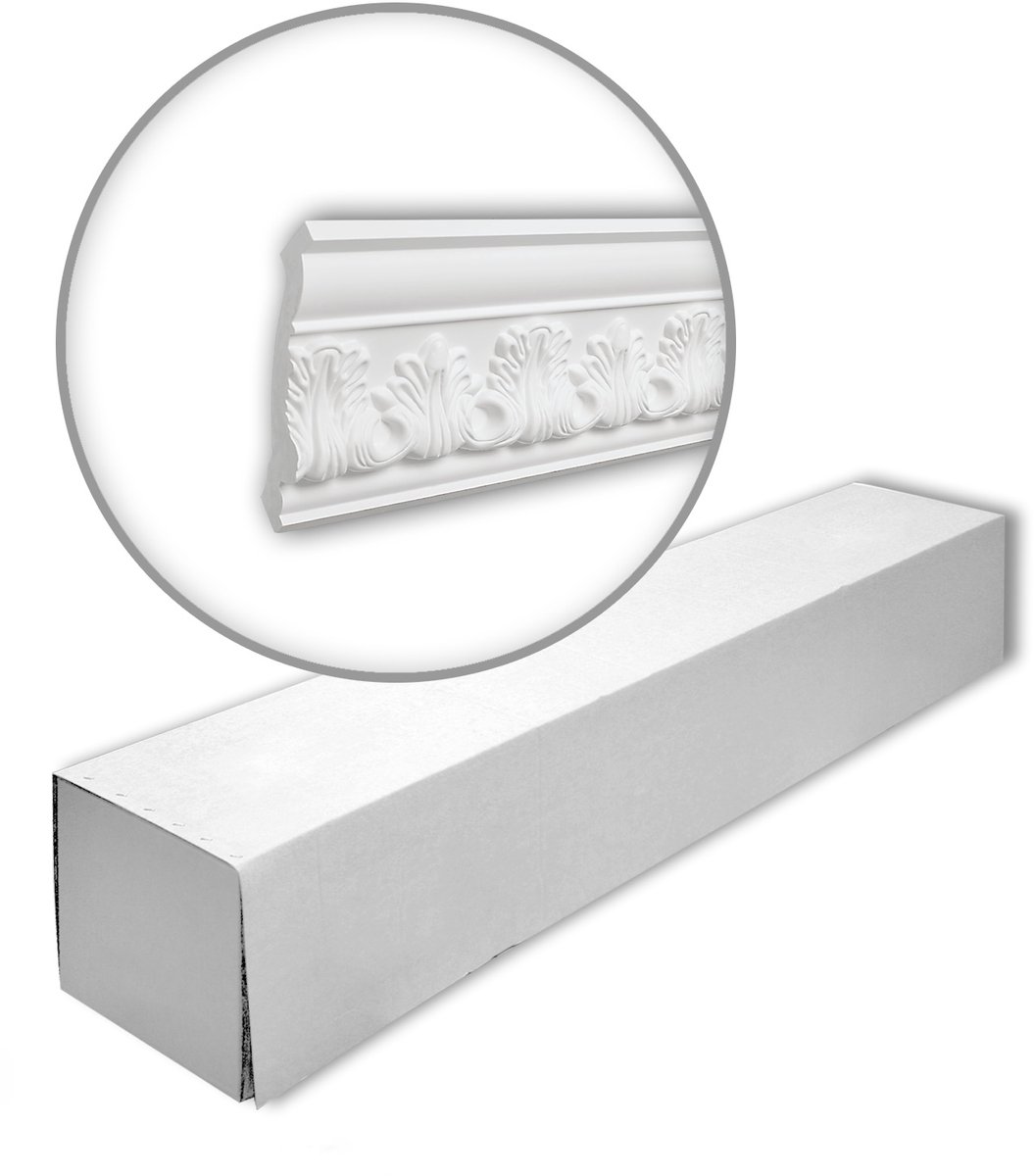 Profhome 150198 1 doos 8 stukken Kroonlijst 16 m