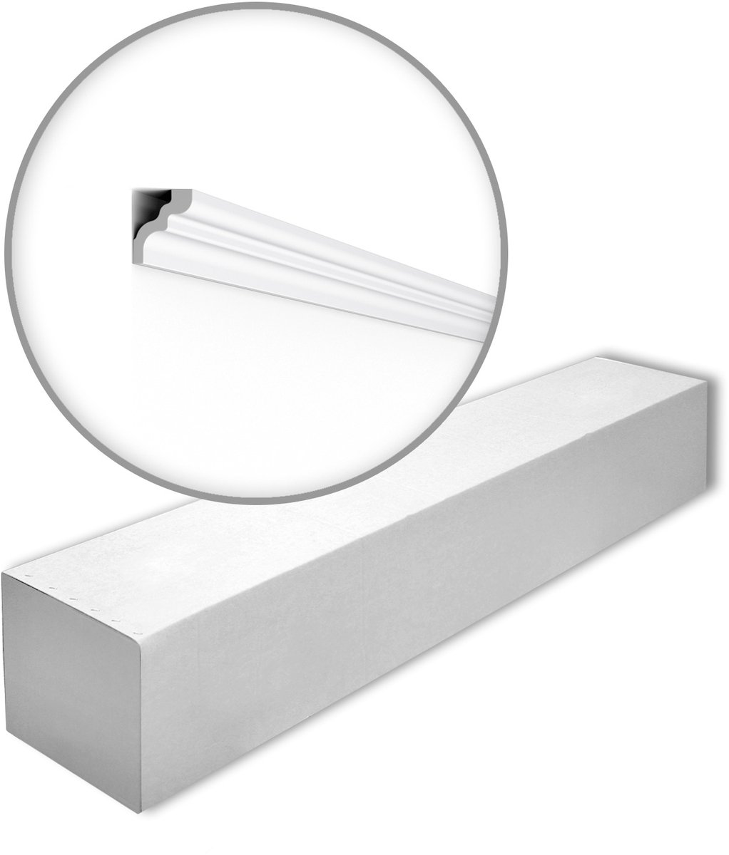 NMC WT9-box WALLSTYL Noel Marquet 1 doos 28 stukken Kroonlijst modern design wit | 56 m