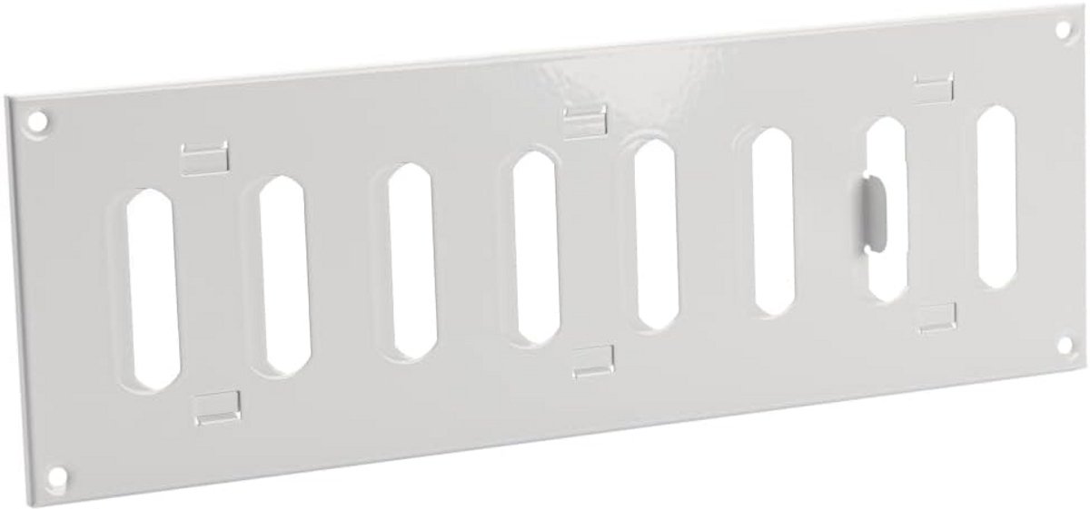 Ventilatierooster 300x100 mm - Wit Schuifrooster voor Ventilatie