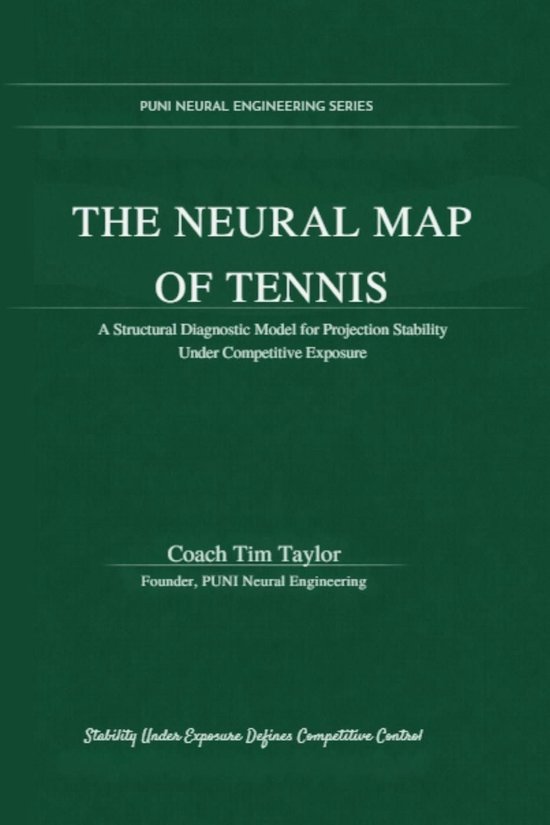 The Neural Map of Tennis - cover