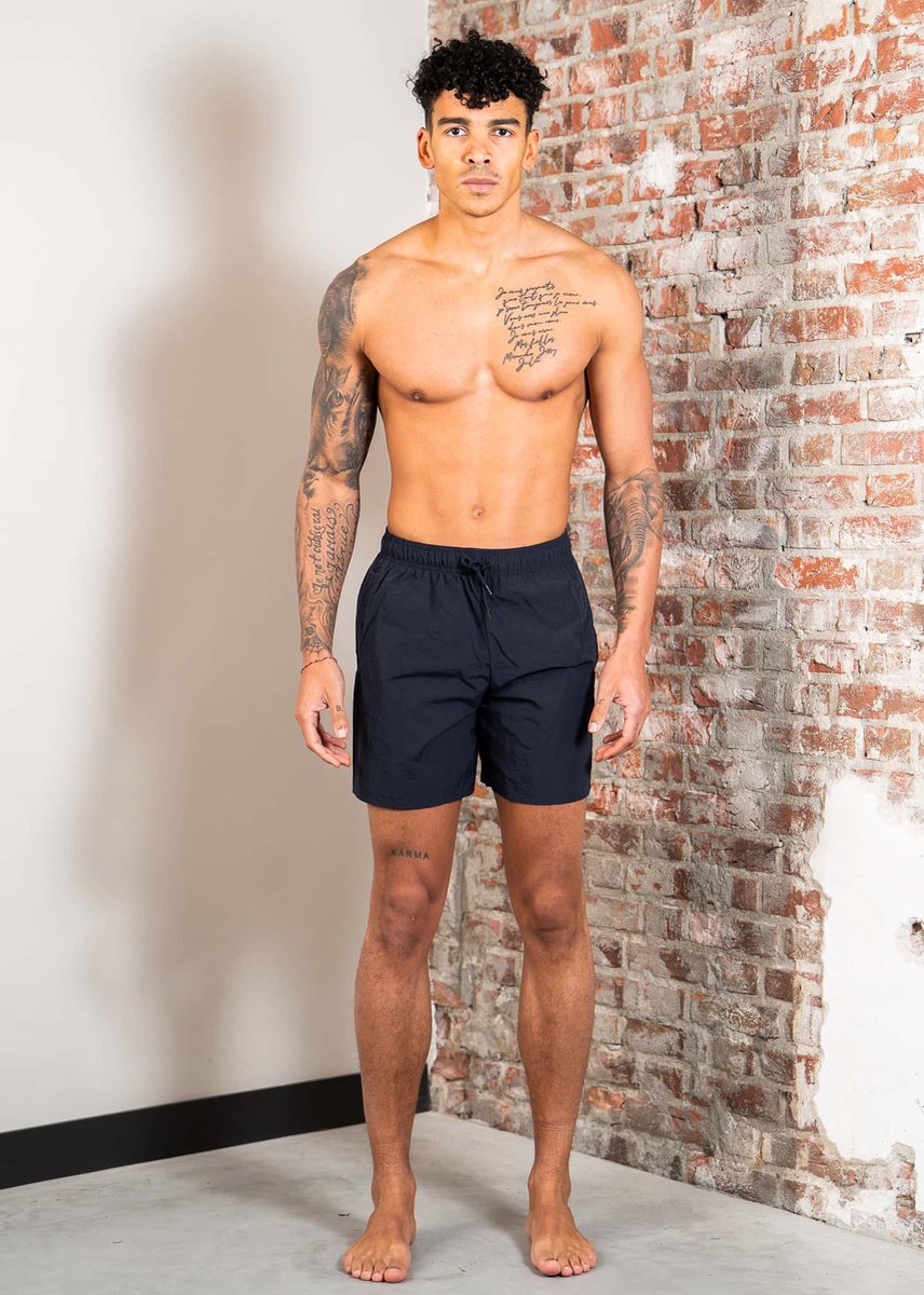 Lyle & Scott Zwembroek Plain Donkerblauw (navy) - Heren — afbeelding 4