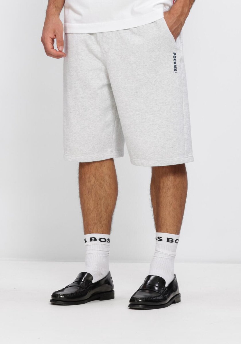 POCKIES Faux Short Broeken Heren - Lichtgrijs - Maat M