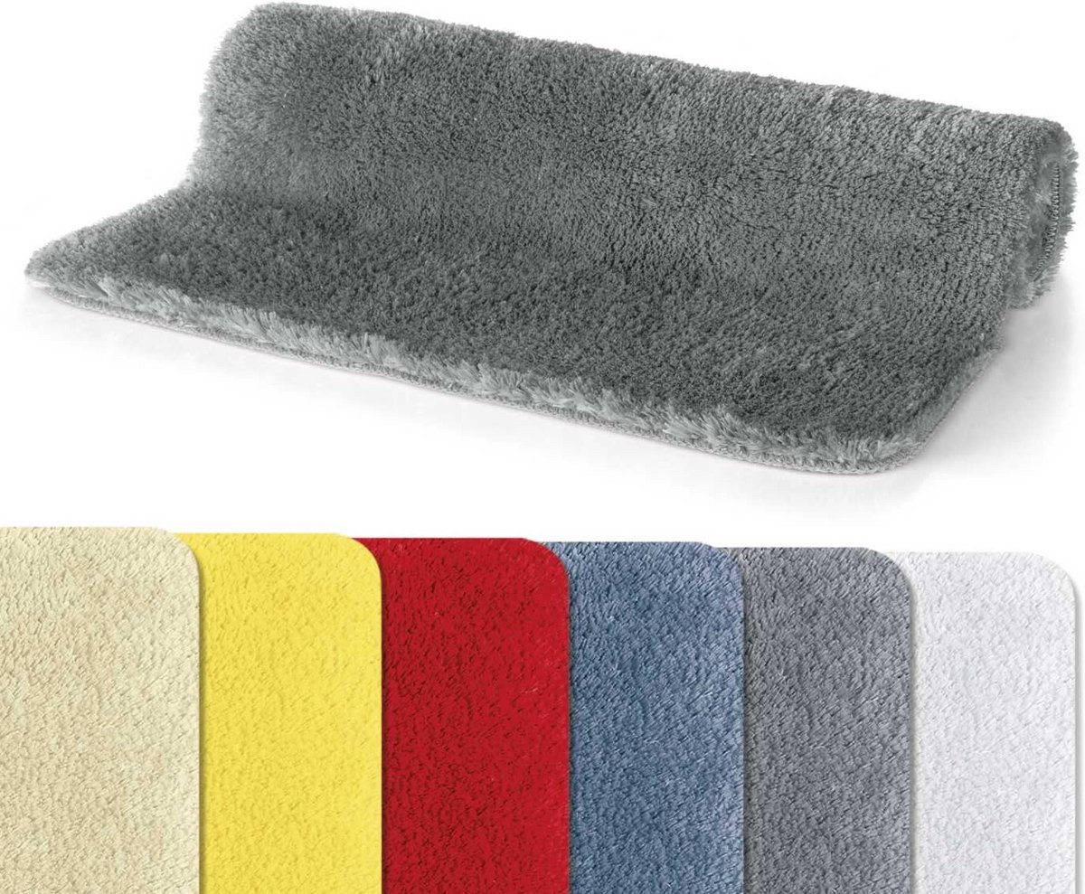 Badmat Grijs Rechthoekig 40x60 cm - Antislip en Geschikt voor Vloerverwarming