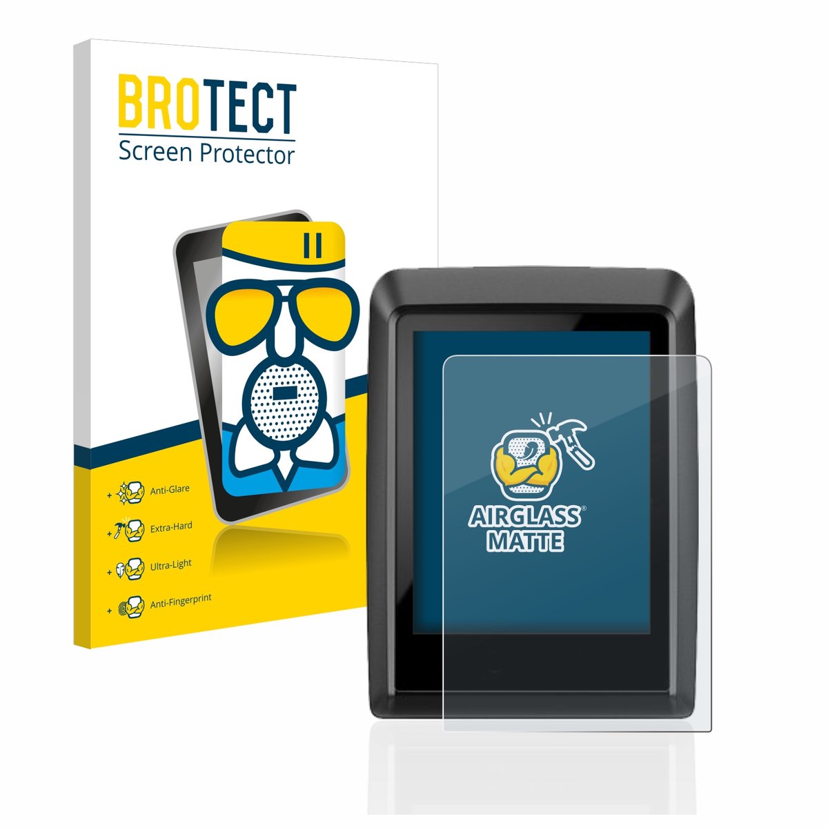 BROTECT - Screenprotector voor Bosch Kiox 300 - Folie Beschermfolie Beschermglas matte