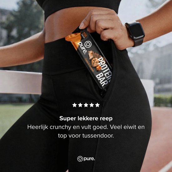 Pure. Protein Bar Crunchy - White Choco & Strawberry- 12 eiwitrepen - 18g protein van Pure — afbeelding 2
