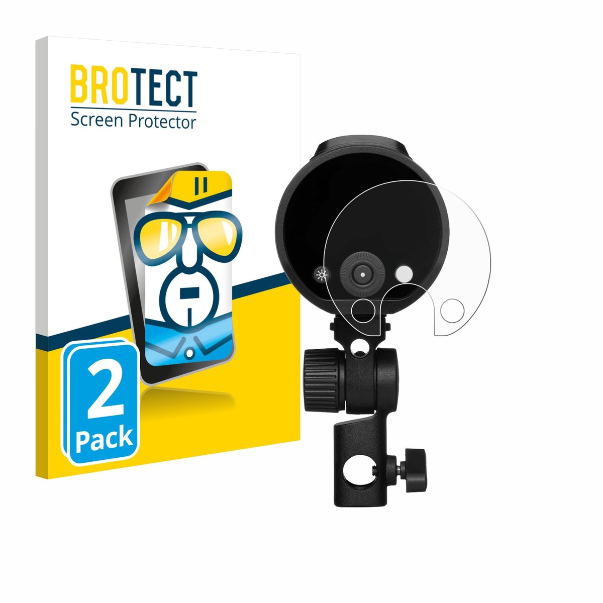 BROTECT - Screenprotector voor Profoto A2 - Folie Beschermfolie transparant 2 Stuks
